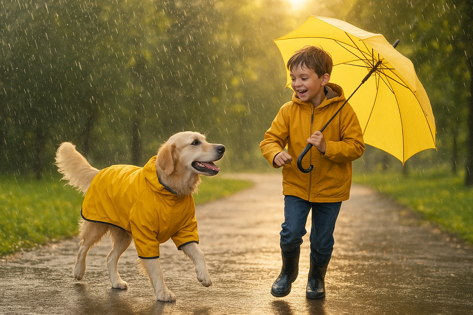 Wasserfeste Hundebekleidung für den Hund.